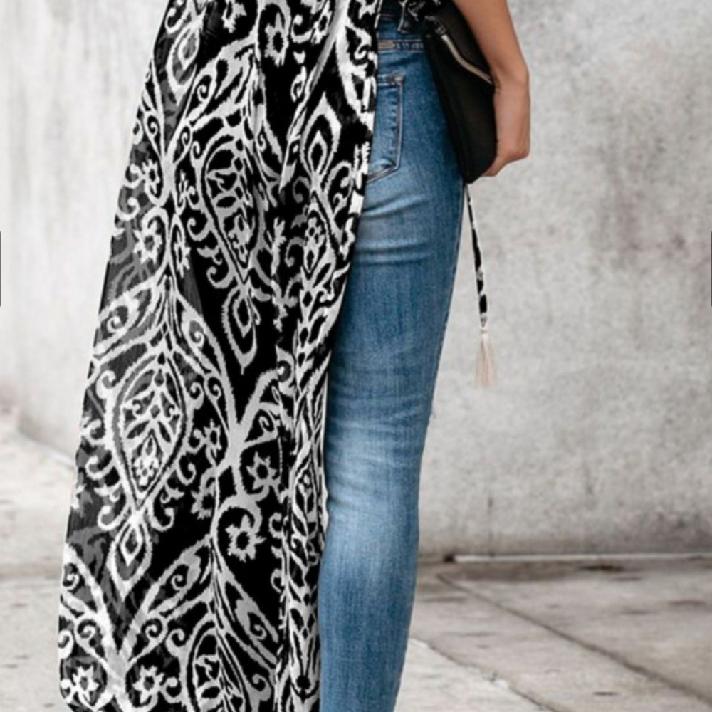 1 left💗New boutique printed duster kimono - Picture 3 of 11